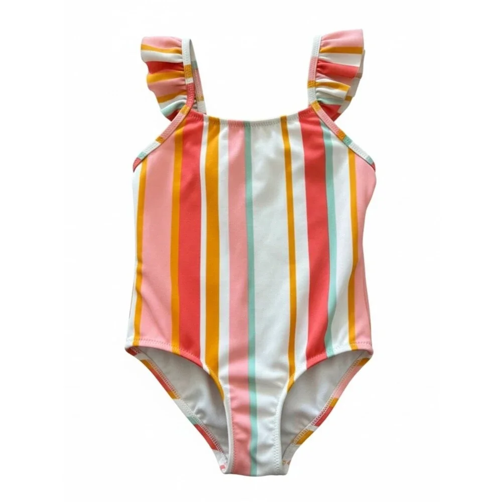 Cat & Jack Girls' One-Piece Swimsuits - Pack of 4; Size 4T and XS